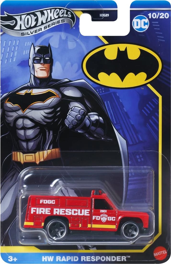 Hot Wheels Silver Series Batman DC HW Rapid Responder