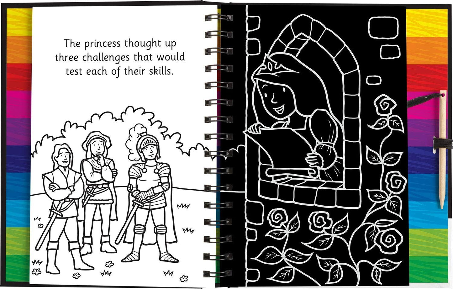 Scratch & Draw Princess - Scratch Art Activity Book (NEW & SEALED!)