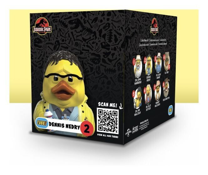 TUBBZ Boxed Edition Dennis Nedry Collectible Vinyl Rubber Duck Figure - Official