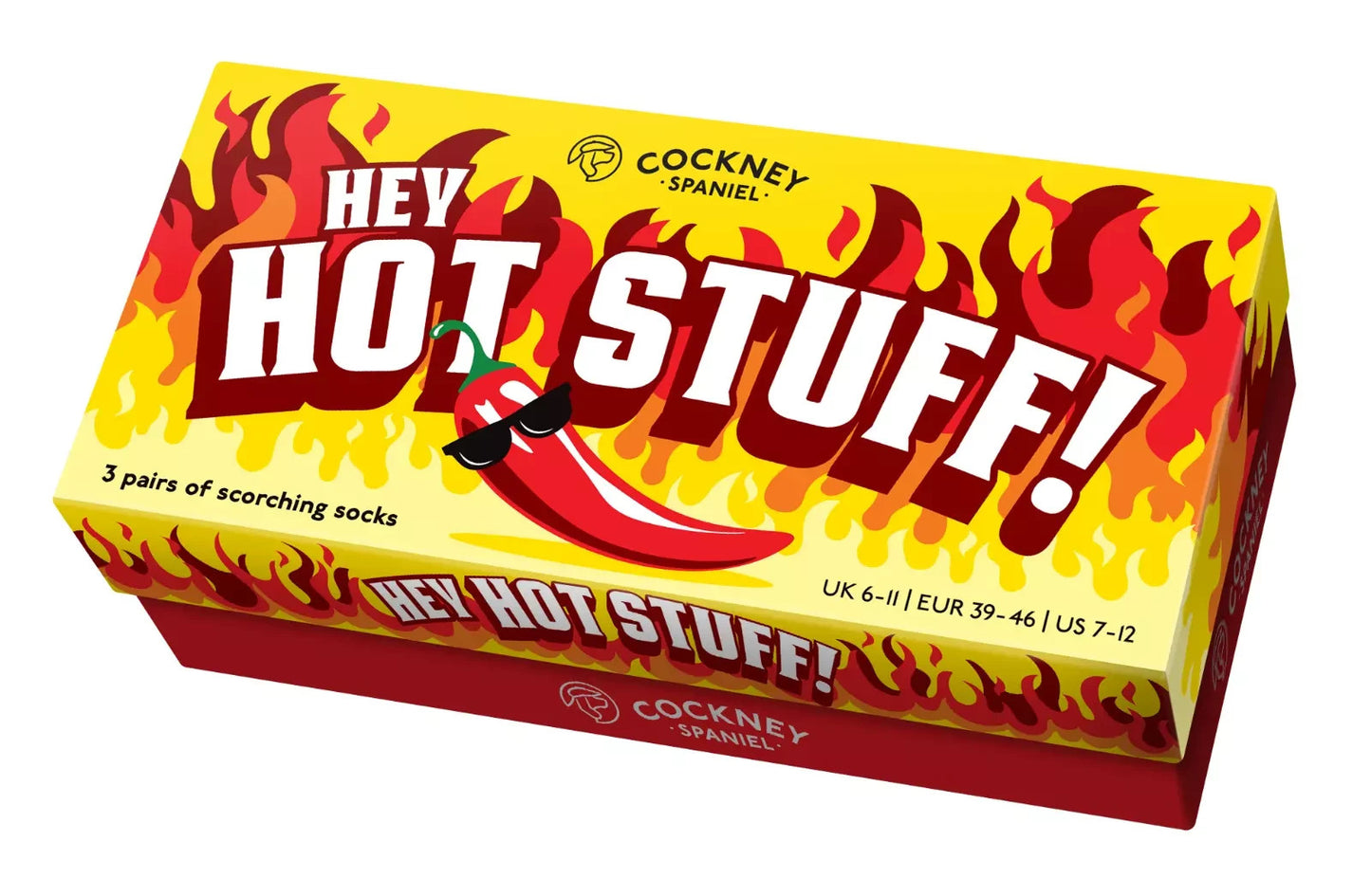 Cockney Spaniel HOT STUFF Socks