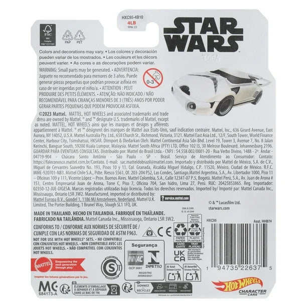 Hot Wheels Character Cars - StormTrooper HXC95