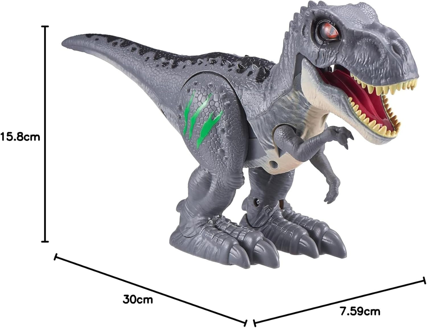 Robo Alive Attacking T-Rex Battery-Powered Robotic (Grey)