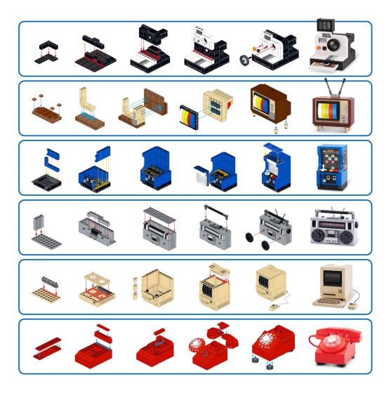Max Premium Retro Building Bricks Collection
