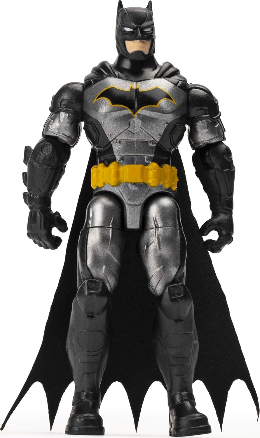 DC BATMAN, 4-Inch Rebirth Tactical BATMAN Action Figure with 3 Mystery Accessories