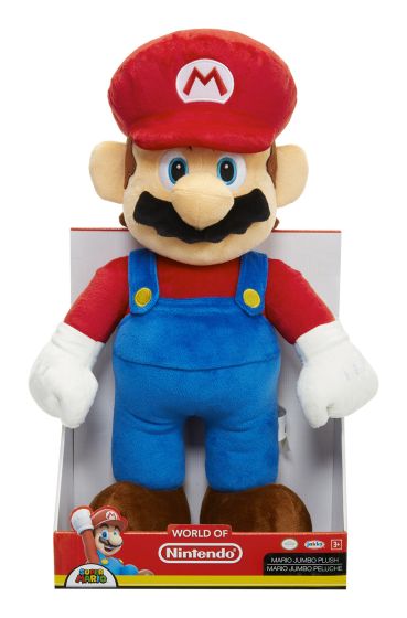 World of Nintendo Jumbo SUPER MARIO From Super Mario Plush 20 Inches