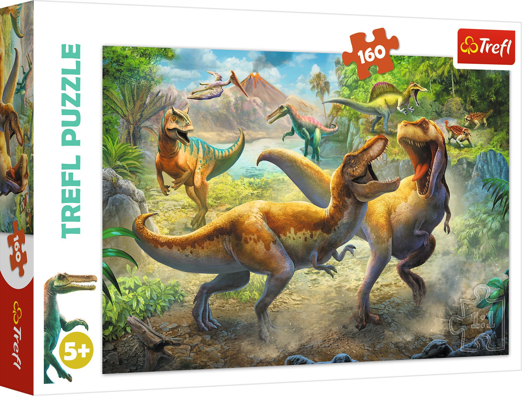 TREFL Puzzle Dinosaurs, 160 pcs – Fun Gifts