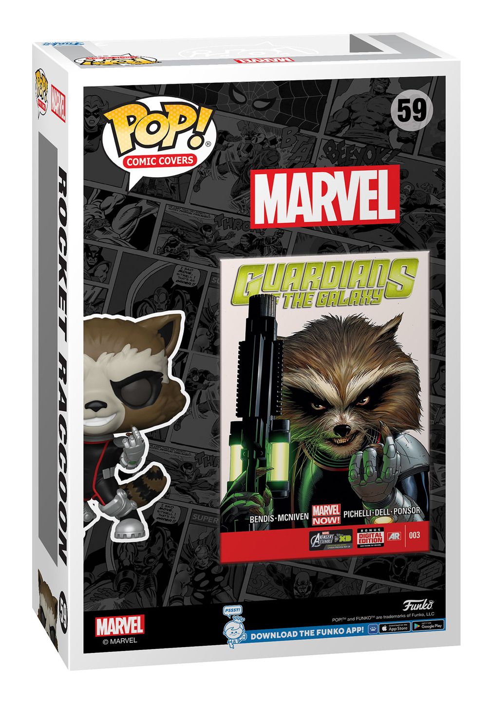 Pop! Comic Cover - GOTG - Rocket Raccoon