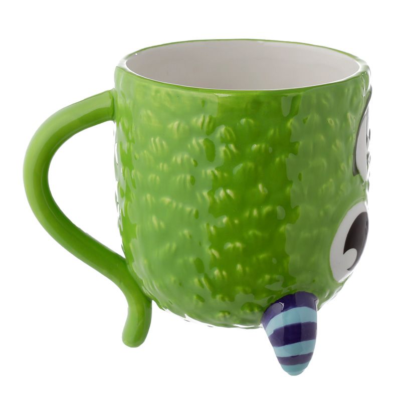 Monstarz Monster Green Upside Down Ceramic Shaped Mug