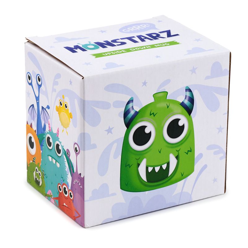 Monstarz Monster Green Upside Down Ceramic Shaped Mug