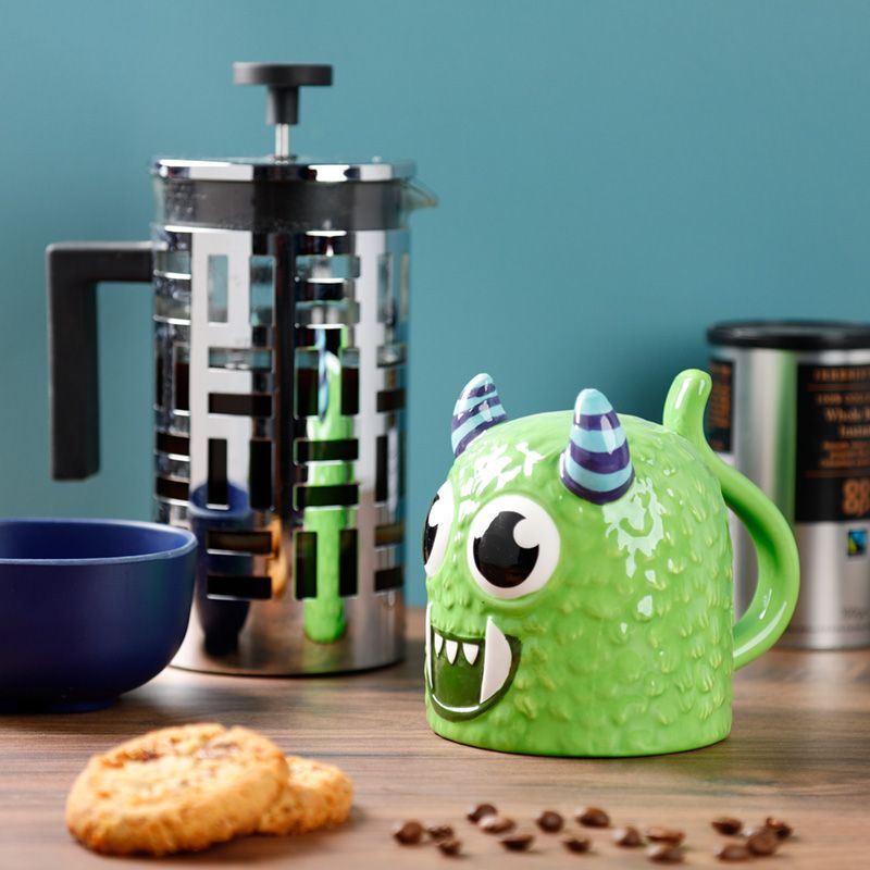Monstarz Monster Green Upside Down Ceramic Shaped Mug