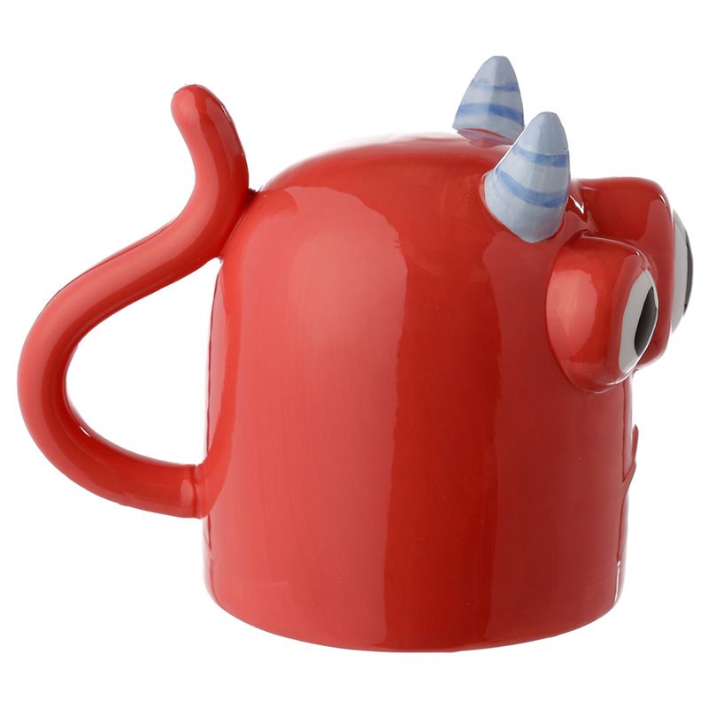 Monstarz Monster Red Upside Down Ceramic Shaped Mug
