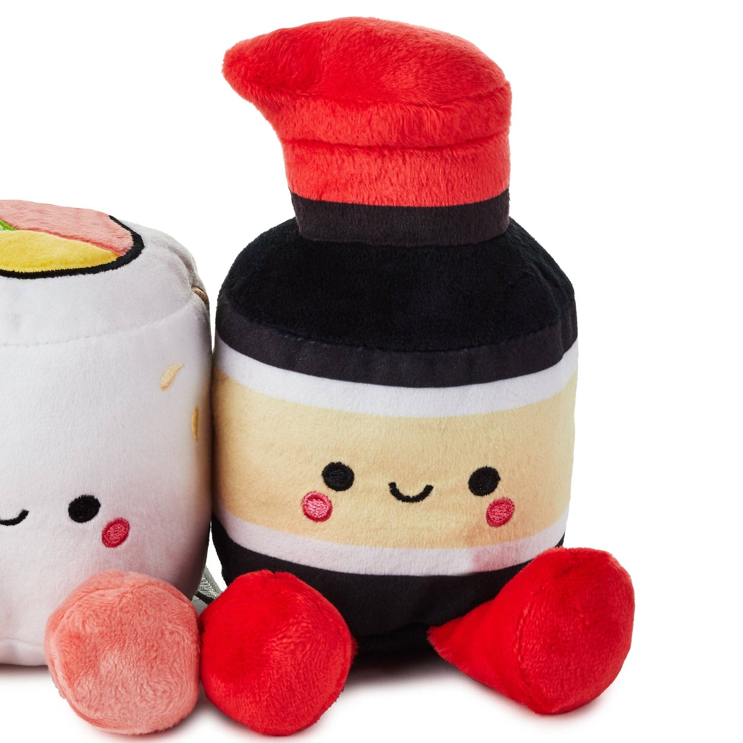 Better Together Sushi & Soy Sauce Magnetic Soft Toy Pair