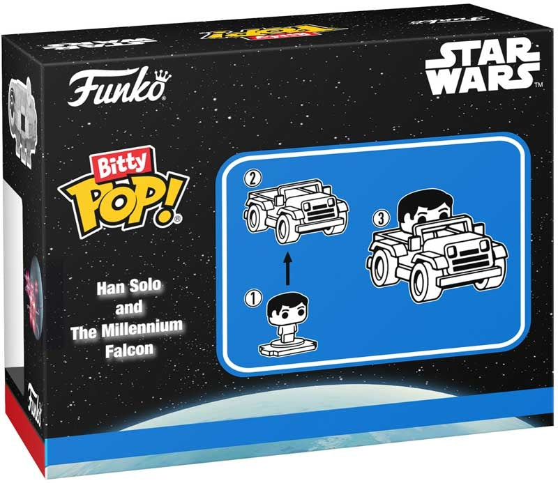 FUNKO BITTY POP RIDE: HAN SOLO AND MILLENNIUM FALCON