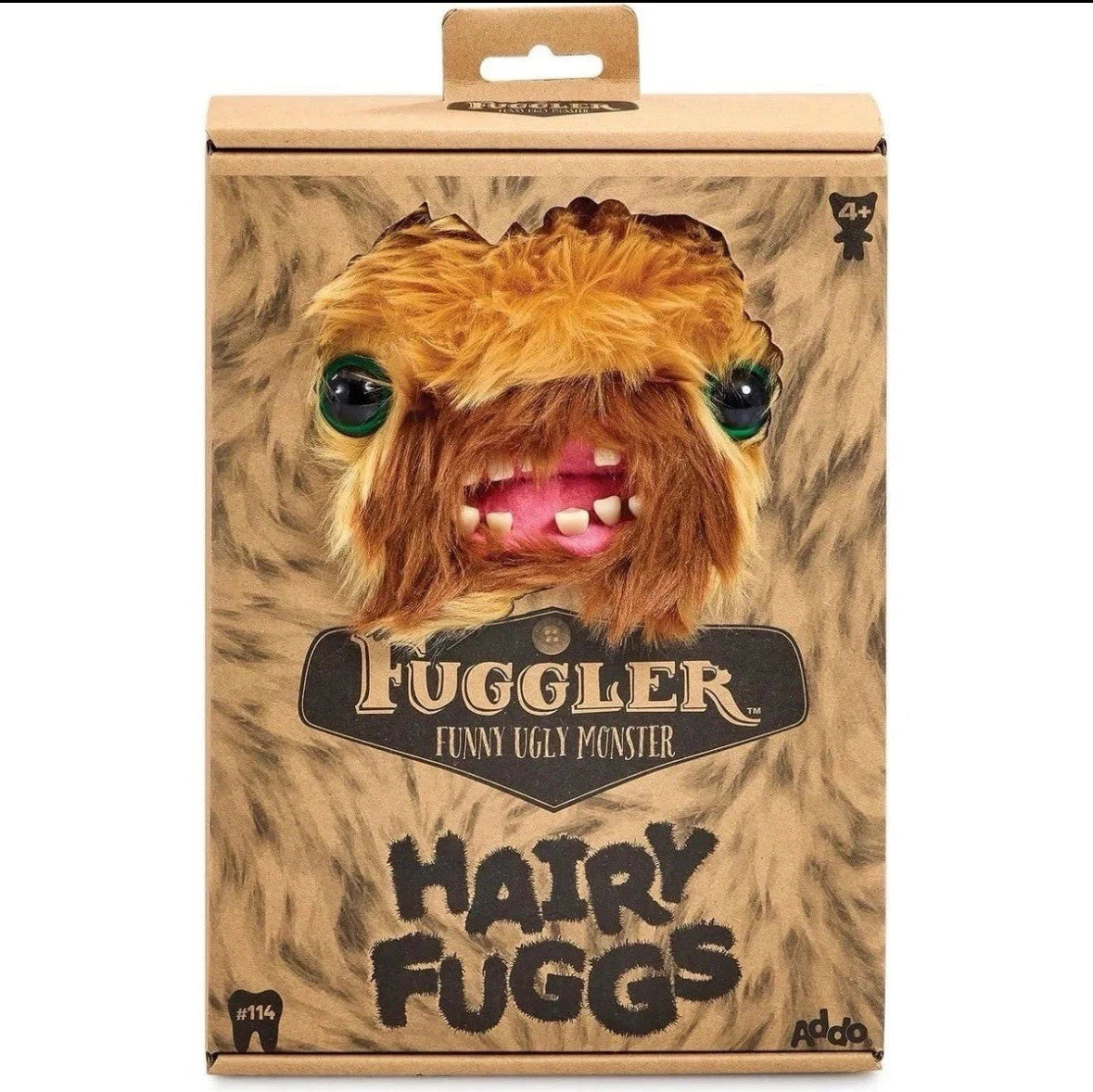 Fuggler Hairy Fuggs - SCREECH - Brown Funny Ugly