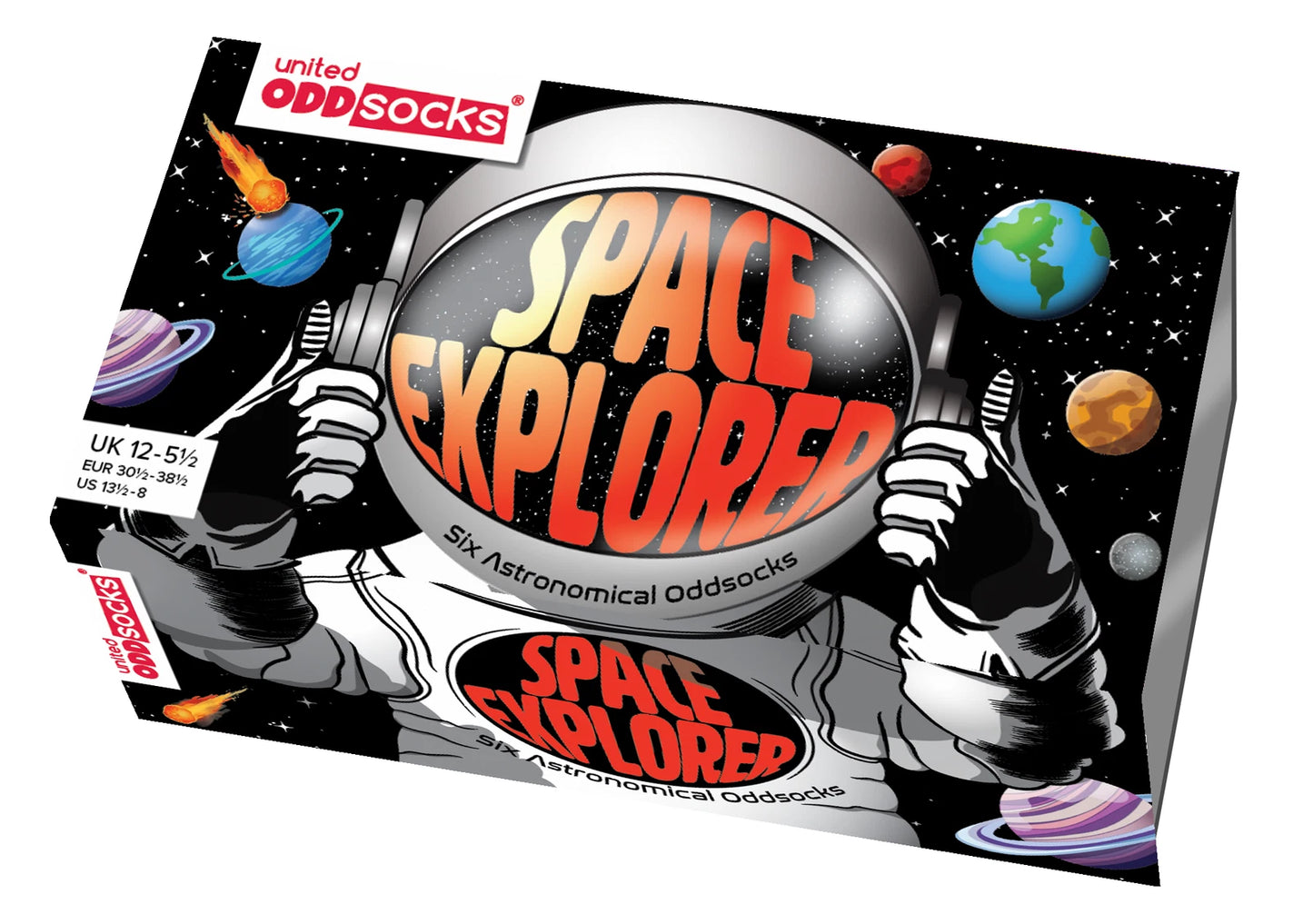 United Oddsocks Space Explorer Kids Size UK 12-5.5