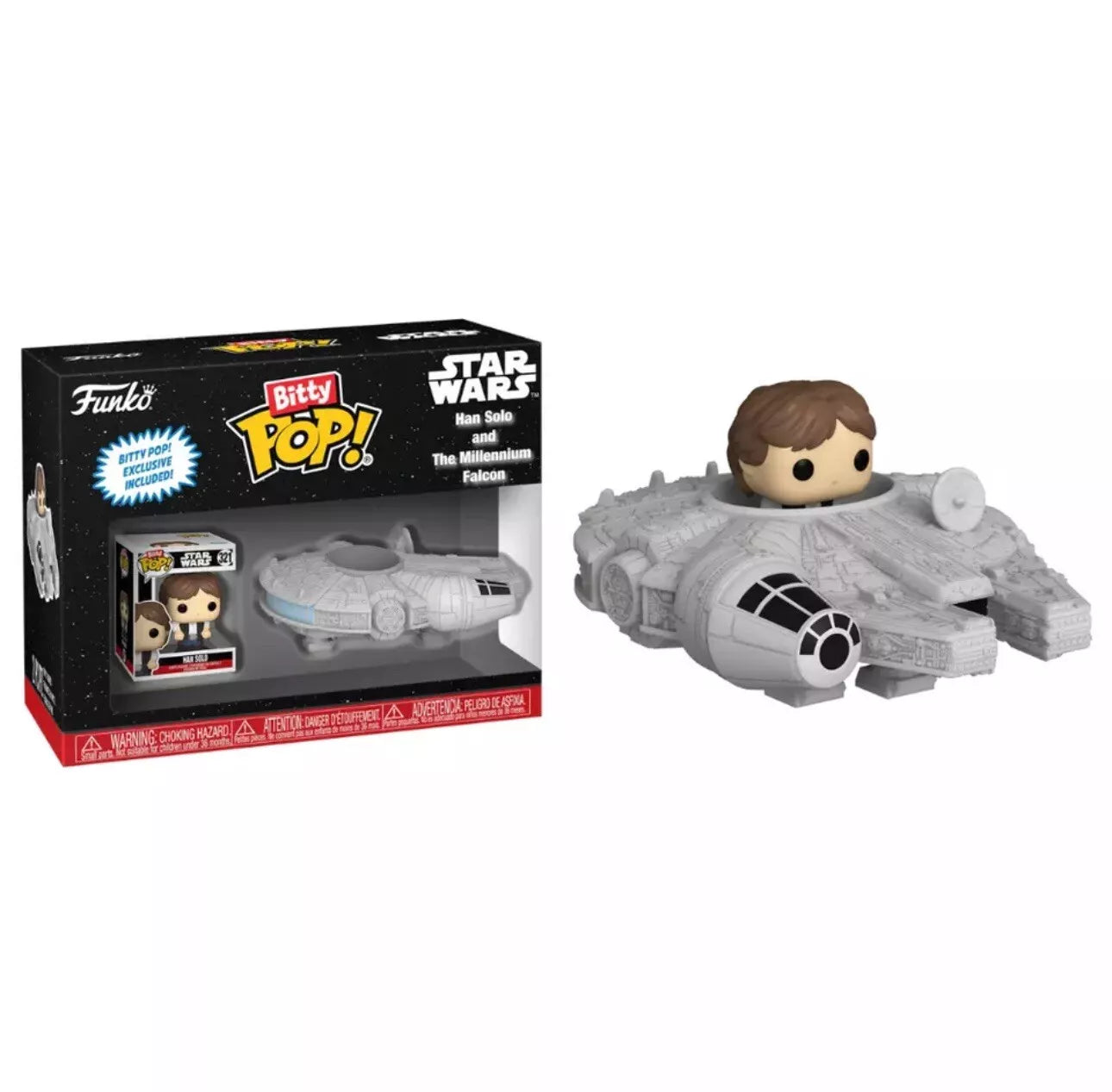 FUNKO BITTY POP RIDE: HAN SOLO AND MILLENNIUM FALCON