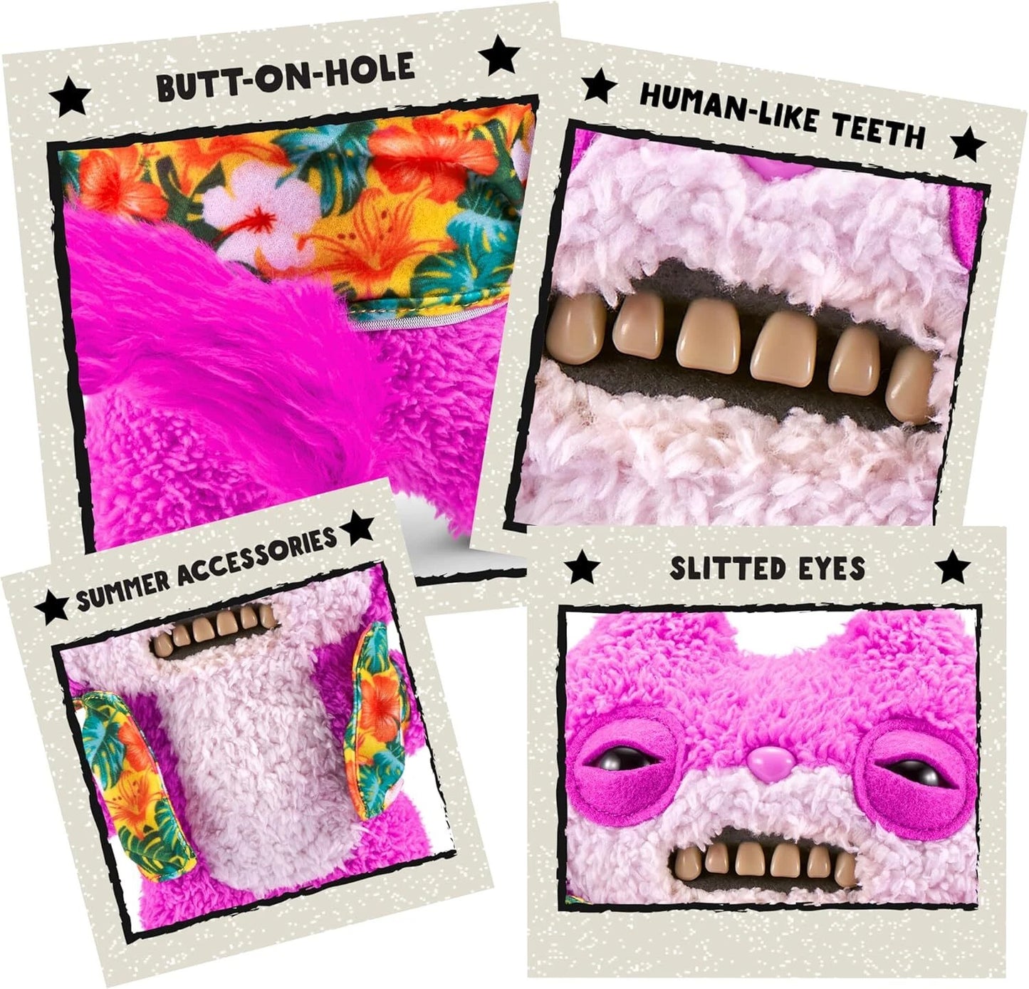 Fuggler 9in Vacay Vibes S1 - Sketchy Squirrel (Pink)