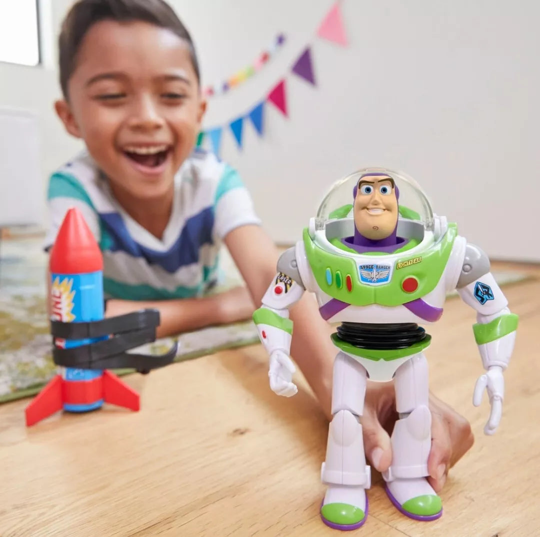 PIXAR LARGE SCALE FEATURE BUZZ WITH ROCKET