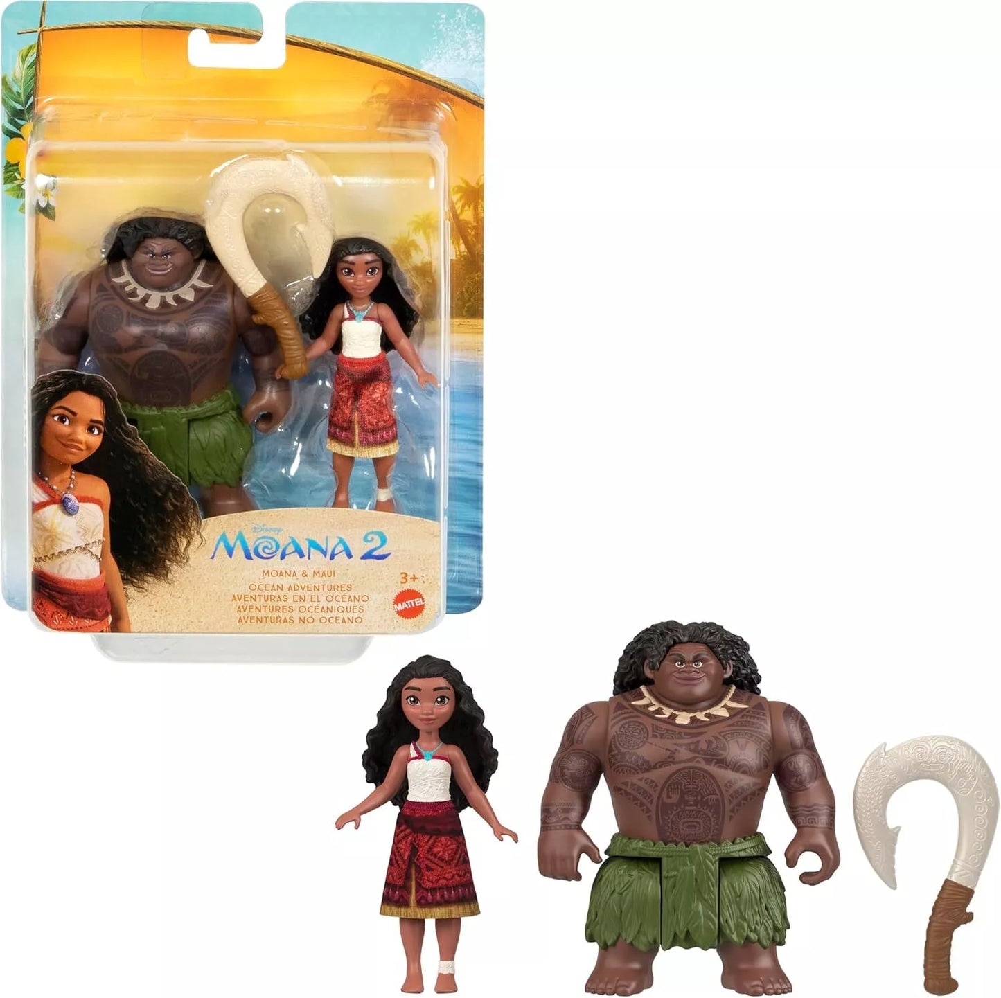 MOANA 2 - FIGURE PACK - MOANA AND MAUI
