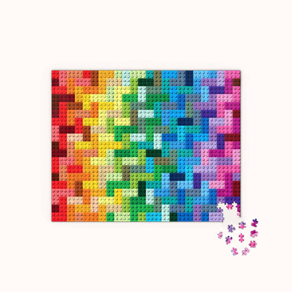 LEGO® Rainbow Bricks Puzzle (Jigsaw Products)