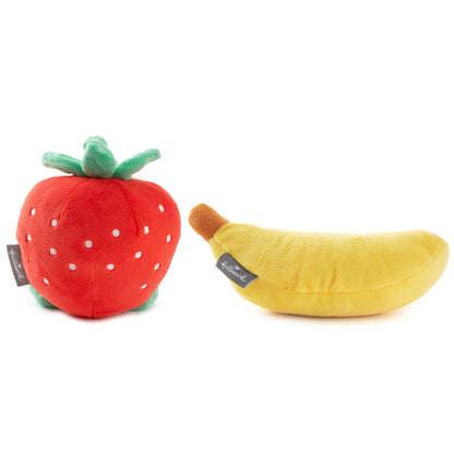 Better Together Strawberry and Banana Magnetic Plush Pair