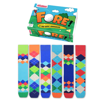 Fore (Golf) Socks By United Oddsocks