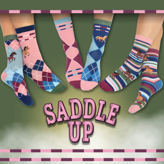 SADDLE UP Socks