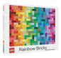 LEGO® Rainbow Bricks Puzzle (Jigsaw Products)