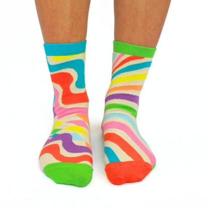 STAY GROOVY Socks By United Oddsocks