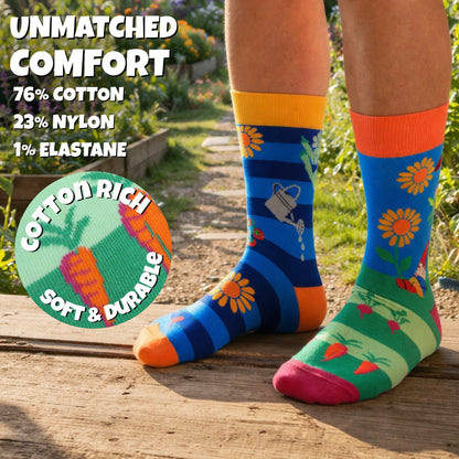United Oddsocks JUST DIG IT - Men's Socks - Gift Box - UK Sizes 6 - 11