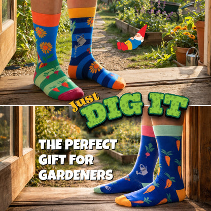 United Oddsocks JUST DIG IT - Men's Socks - Gift Box - UK Sizes 6 - 11