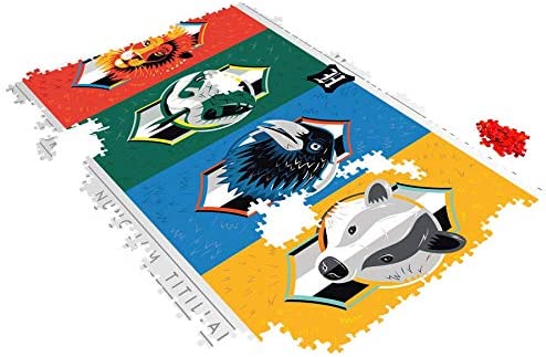 Winning Moves Harry Potter House Crests Jigsaw Puzzle - 500 Pieces