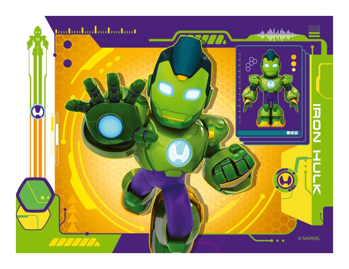 Iron Man & His Awesome Friends 4 in a Box Jigsaw Puzzles