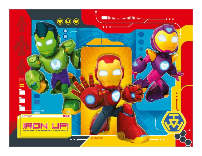 Iron Man & His Awesome Friends 4 in a Box Jigsaw Puzzles