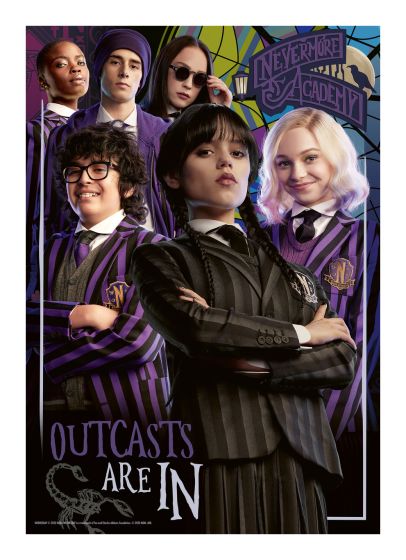 Wednesday - Outcasts Are In 300 Piece Jigsaw Puzzle