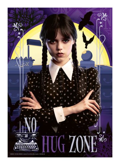 Wednesday - No Hug Zone 300 Piece Jigsaw Puzzle