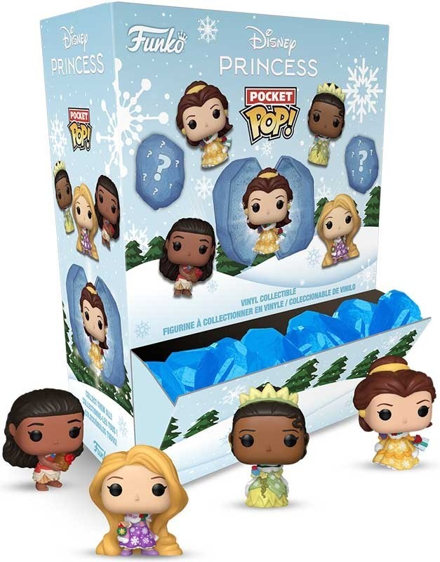 FUNKO POCKET POP ICE: PRNCS HLDY ASSORTED - Great Stocking Fillers