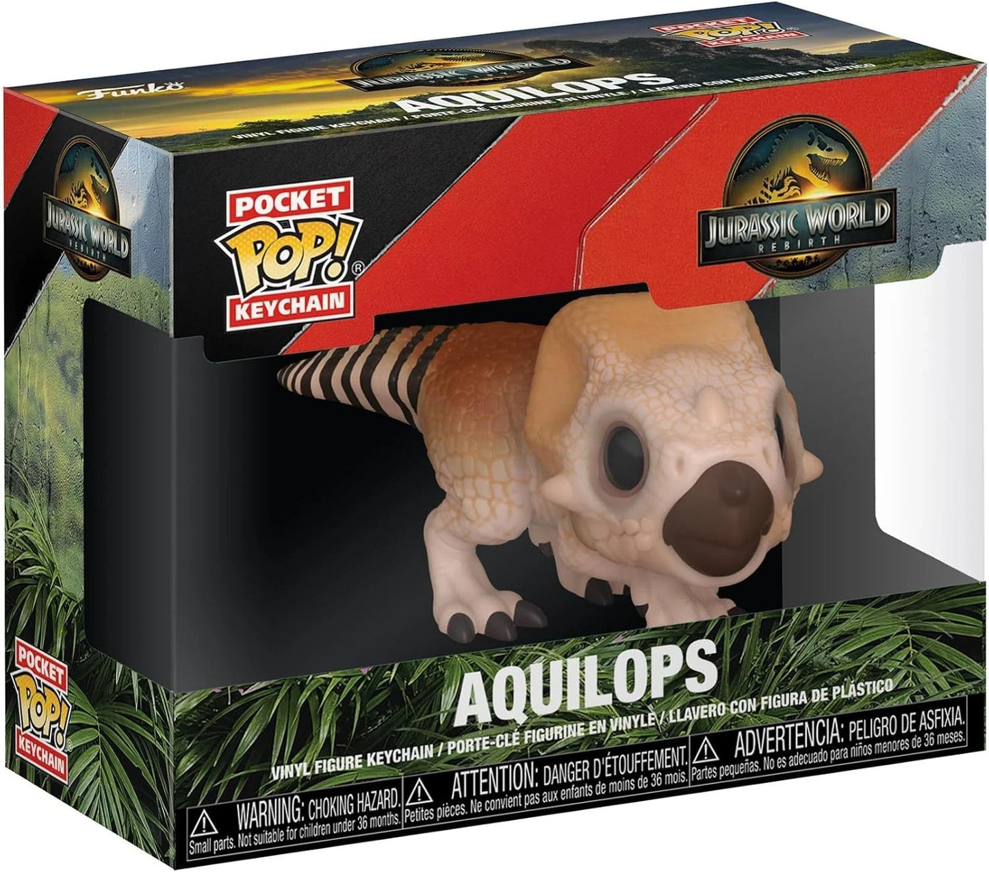 Funko Pocket Pop Keychain Jurassic World Rebirth -Aquilops - Was £7.49 NOW £5.99