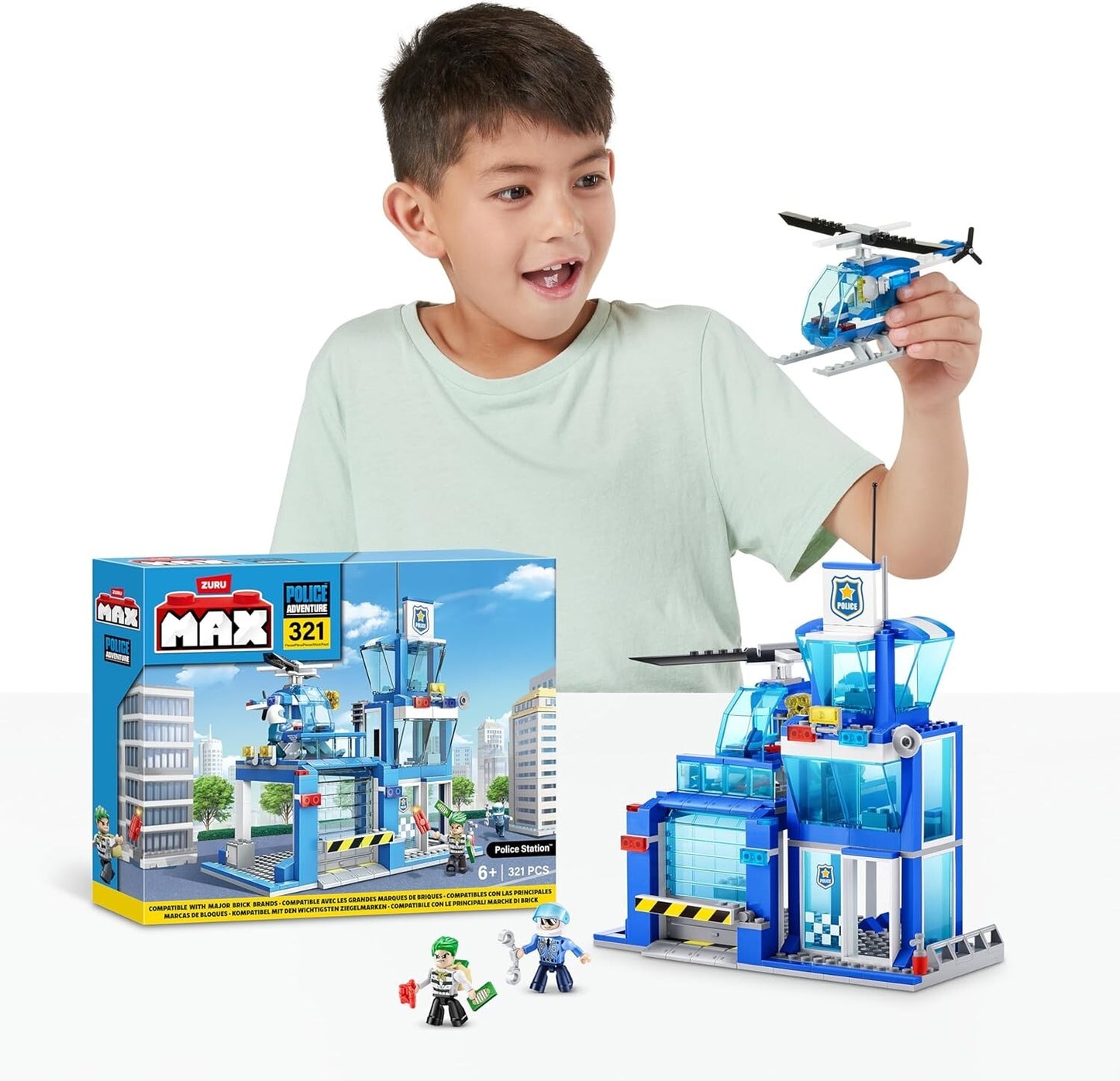 Zuru - Max City 318 Brick Block Playset - WAS £14.99 NOW £9.99