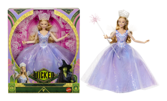 Wicked 2 For Good Movie Enchanting Glinda Upland Deluxe Fashion Doll JFM13