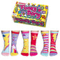 UNITED ODDSOCKS FUNKY DORY GOOD VIBES ODD SOCKS FOR GIRLS UK SIZE 12 -5.5