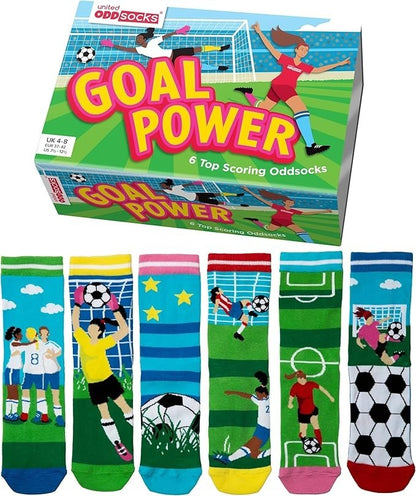United Oddsocks Goal Power Football Gift Boxed Socks Unique Christmas Gift Idea