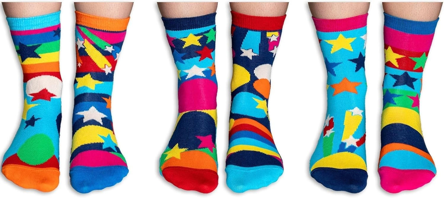 United Oddsocks Box Of 6 Happy Birthday To You UK 12-5