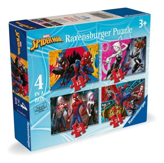 Ravensburger Spider-Man 4-in-1 Puzzle Box (6915)