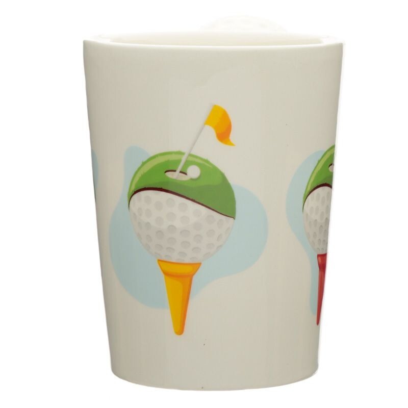 Ceramic Golf Ball and Tee Shaped Handle Mug (NEW!)