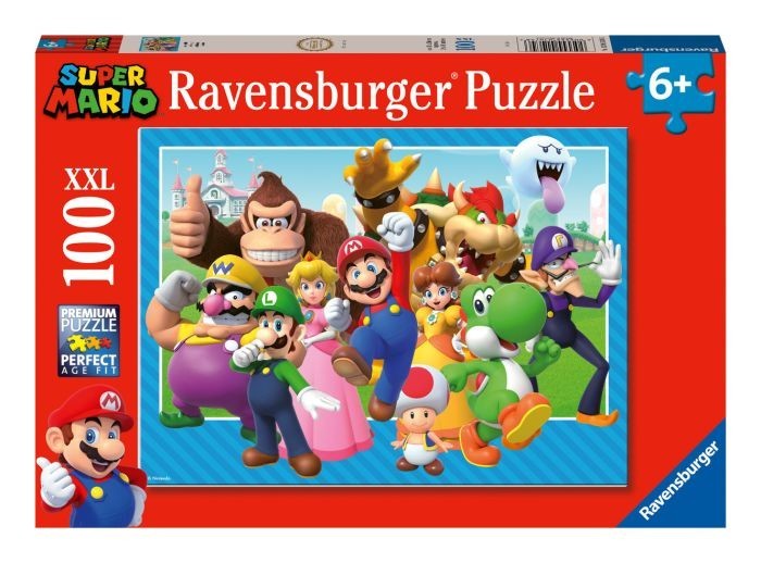Ravensburger Puzzle Super Mario 100 Piece XXL Jigsaw Puzzle For Kids Ages 6+ New
