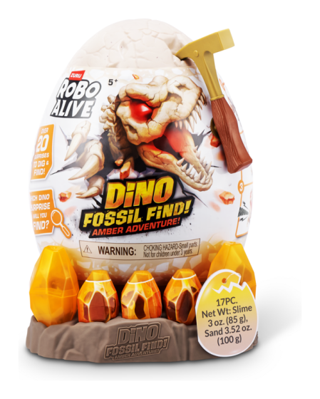 Robo Alive Dino Fossil Find S1 Amber Adventure- Was £15.99 NOW £10.00