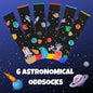 Sock Academy - SPACE EXPLORER 6-11 - 6 Odd Socks Gift Box United Oddsocks - UK 6