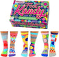UNITED ODDSOCKS FOOT KANDY SIX PICK AND MIX ODD SOCKS LADIES UK 4 - 8 GIFT IDEA
