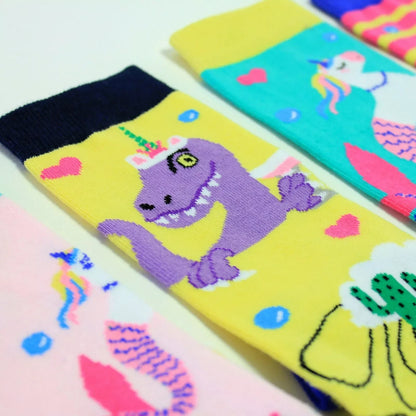 ODDSOCK LLAMA V UNICORN SOCKS